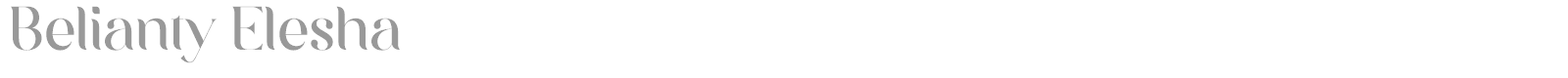 Belianty Elesha font preview